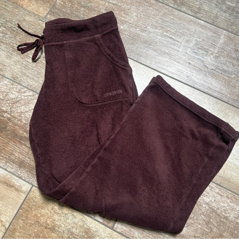 Patagonia Women's Burgundy Fleece Joggers